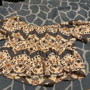 Charlotte Russe shoulder shirt